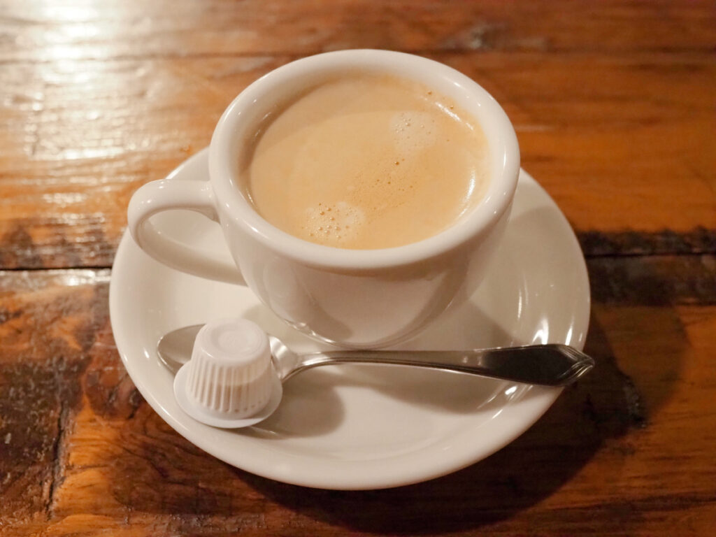 食後のコーヒー