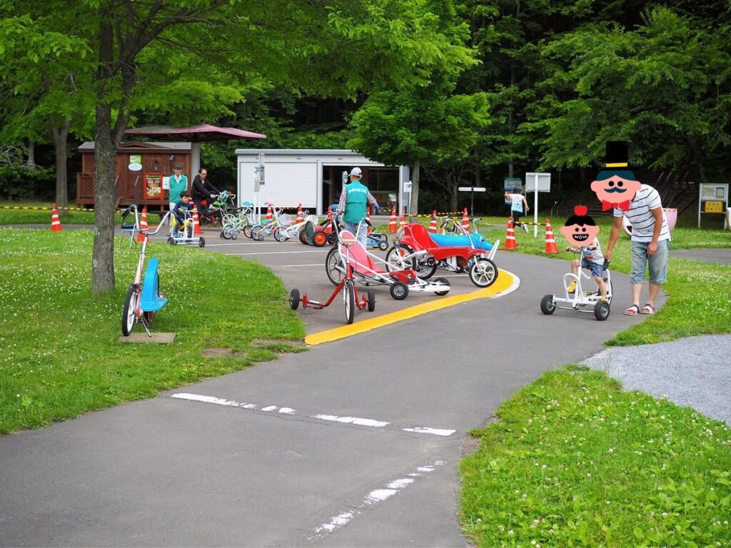 自転車も楽しそうでした