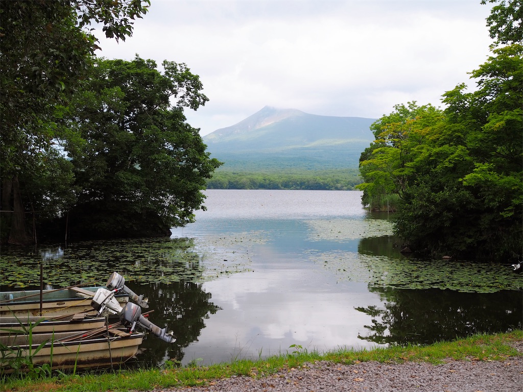 ターブル・ドゥ・リバージュから見える駒ヶ岳