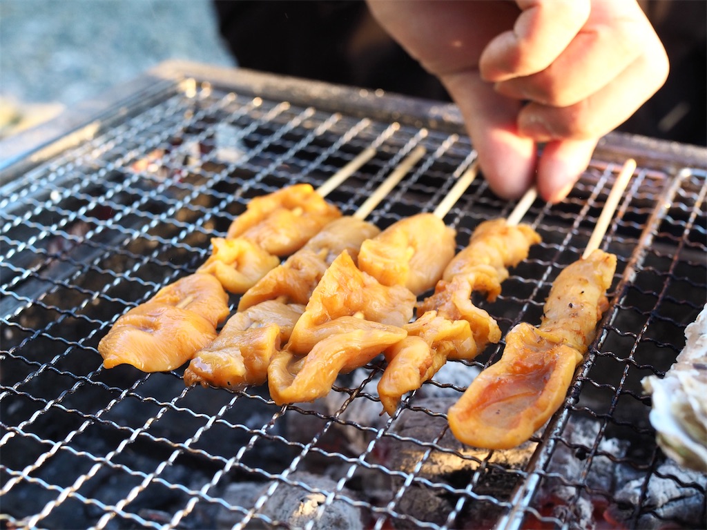 みそぎの郷 きこないで売られているほや串