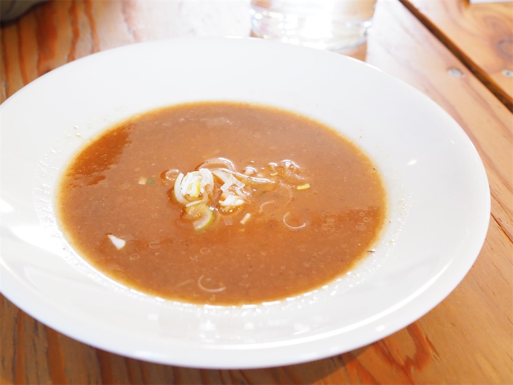 姫ホッケの豚骨醤油スープ